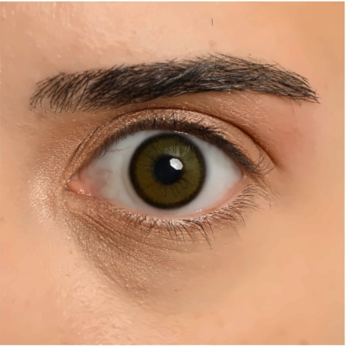 Line Series β green, blue and olive lens colour study β Line Olive